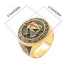 Men Women Personality Templar Shield Cross Ring Cross-border Hot European American Retro Niche Fashion Finger Jewelry