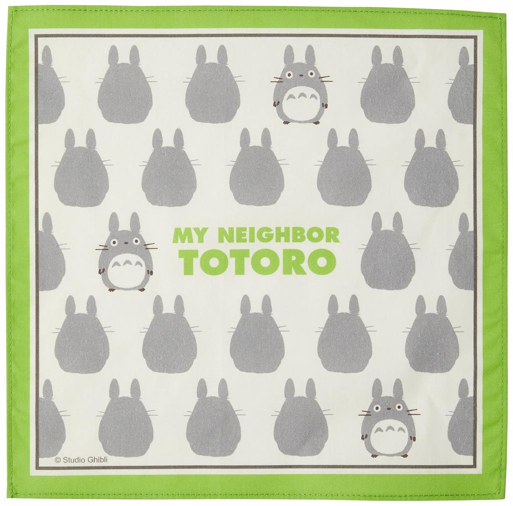 Marushin Handkerchief My Neighbor Totoro Silhouette My Neighbor Totoro Character Back to Goods School 1025012100 - - - School/Preschool -