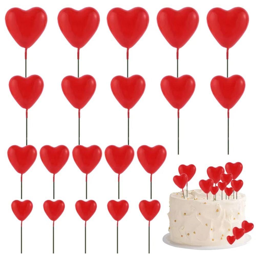 20PCS Glitter Balls Cake Topper Balls DIY Craft Glitter Cake Toppers For Wedding Celebration