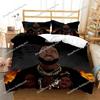 Hiphop Rapper Bedding Set Duvet Cover 3d Bedding Fashion Design Decoration King Duvet Cover Set Double Bed Set Bedding Sets