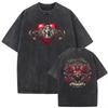 Christian Religious Series Jesus Vintage Washed T-shirt Men Women Gothic Rock Oversized Short Sleeve T Shirts Hip Hop Streetwear