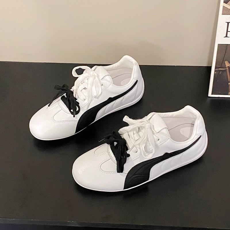 

Inner height increase German training shoes women s 2025 early autumn new casual sports shoes thick-soled versatile lightweight small white shoes 40 белый