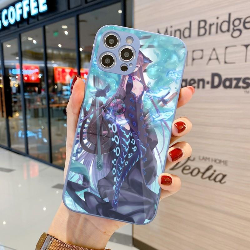 Husă de Telefon Drăguță Străină Yang Guifei Pentru IPhone 14 13 12 11 Pro Max X XR XS 8 7 Plus Husă Colorată din Sticlă Lichidă