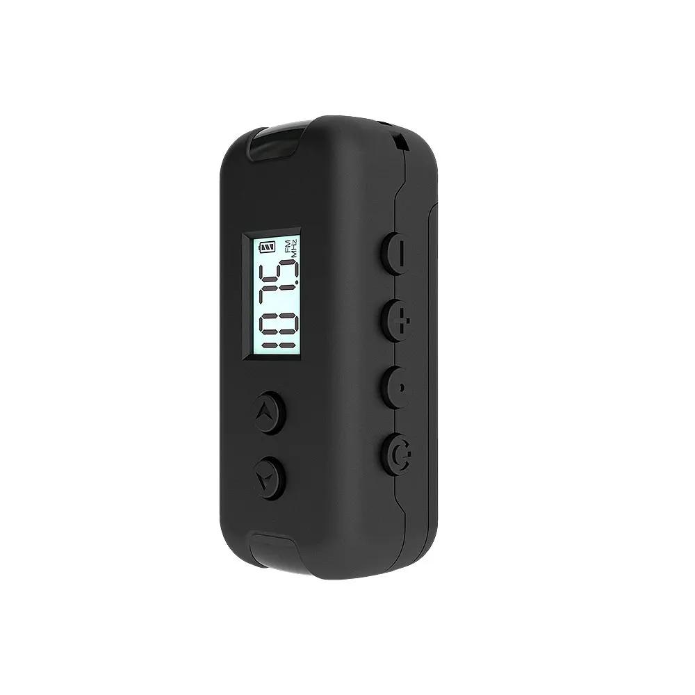 

Мини Радиовещательное Радио Портативный FM Приемник 50-108 МГц с ЖК-дисплеем Ручное Радио для Занятий Спортом на Открытом Воздухе чёрный