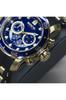Klocka Pro Diver Quartz 48 mm fodral Guld Svart Rostfritt stål Polyuretanrem Blå Urtavla 6983 [Invicta] Herr [Artikel]