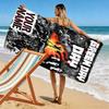 Name Custom Band Green Day Print Beach Towel, Large Soft Quick Dry Towel for Beach Camping Swimming