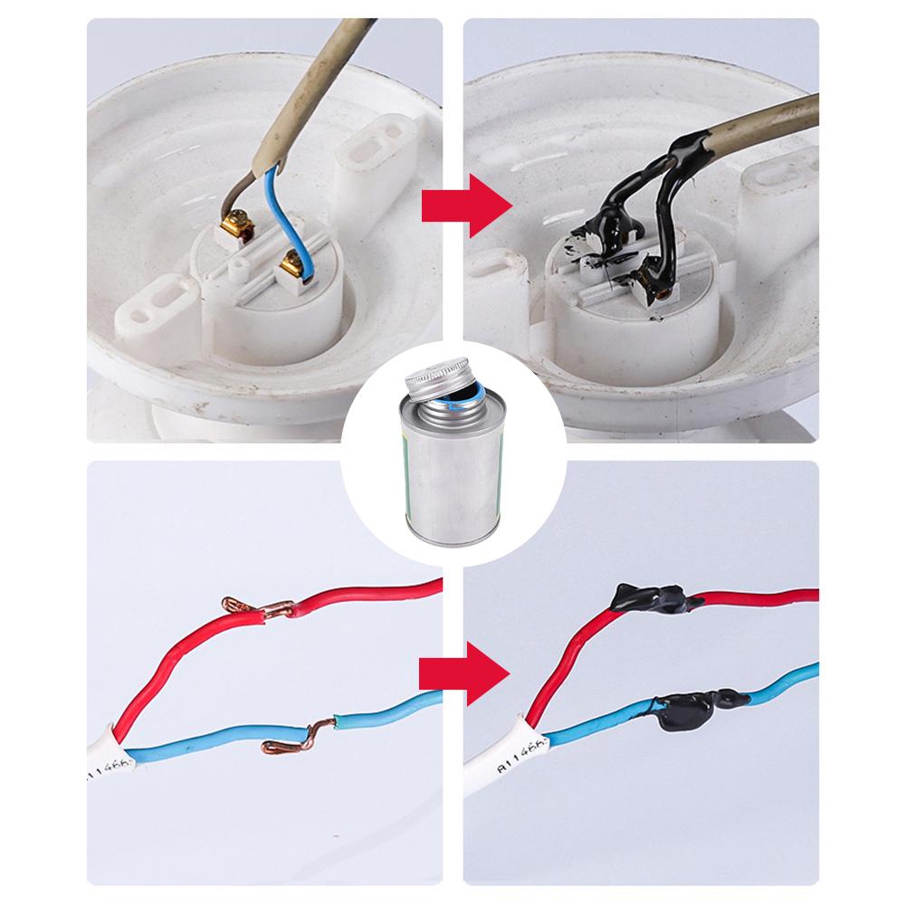 260ml Liquid Electrical Tape Waterproof Insulating Tape Sealant Electrical Wire Cable Coat Repair Glue Insulation Glue