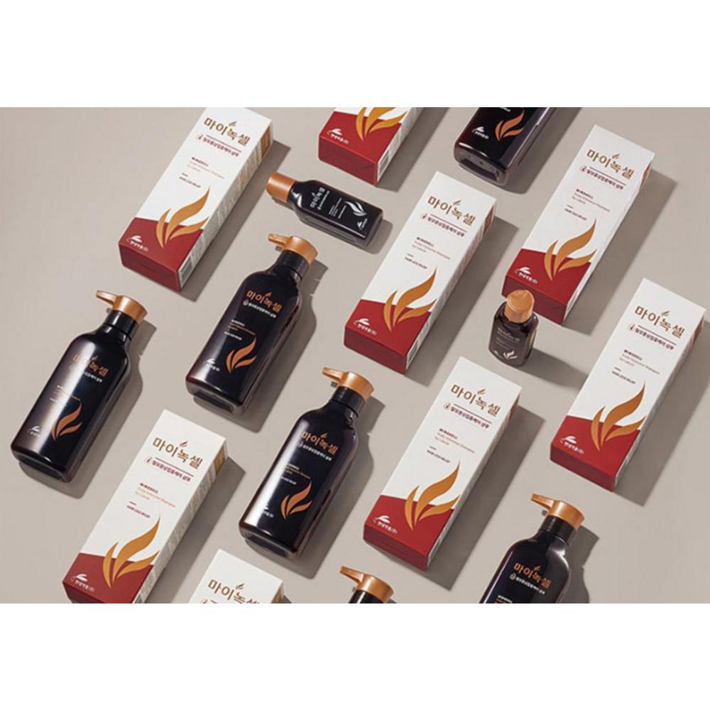 Minoxel Scalp Intensive Shampoo by Wrapcle Forest Fragrance, 400ml, 2 units