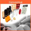 Leather Crafting Package Hand Stitching Tools Bag Leather Supplies