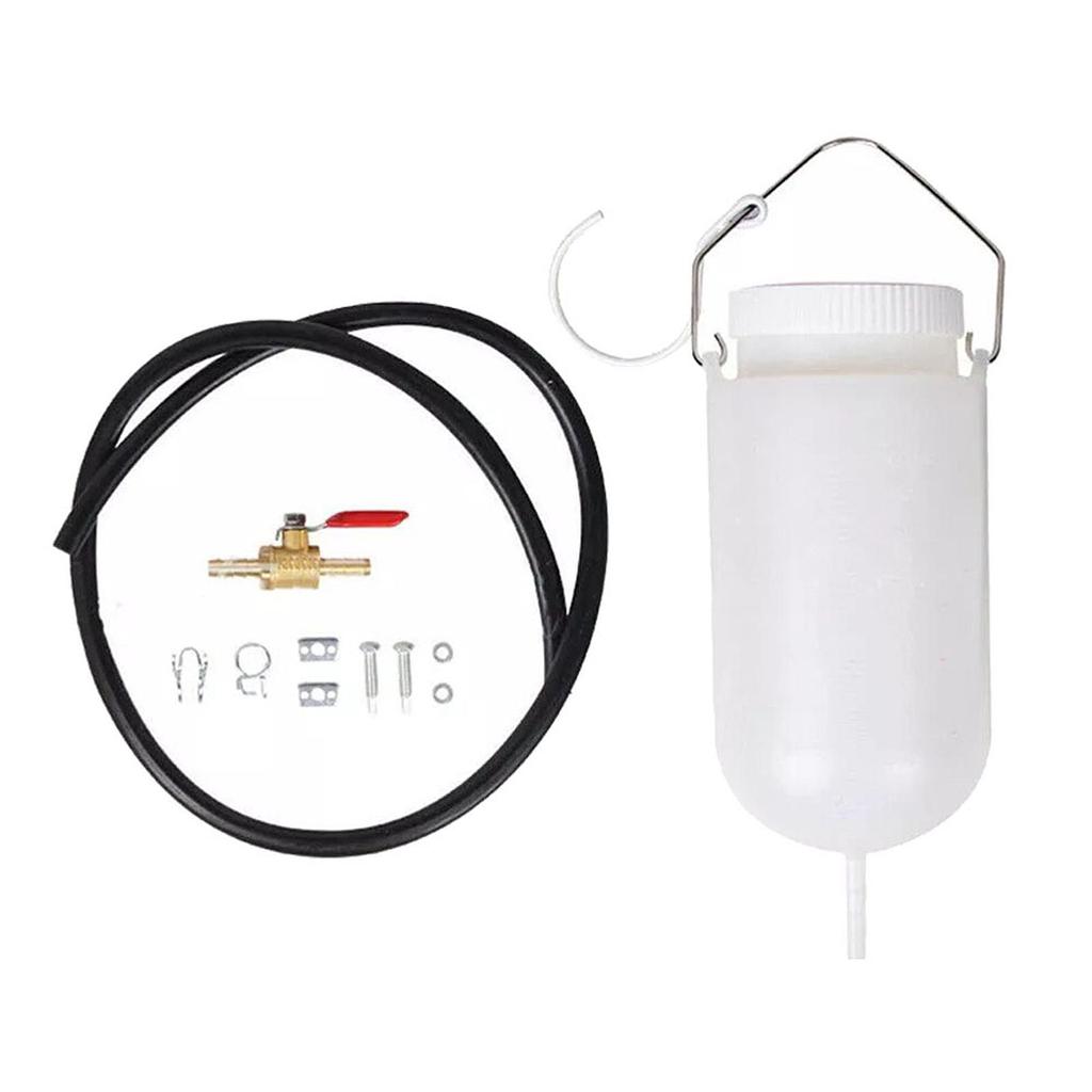 Auxiliary Fuel Tank 1L with Fuel Hose Versatile Fuel Storage for Motorcycles