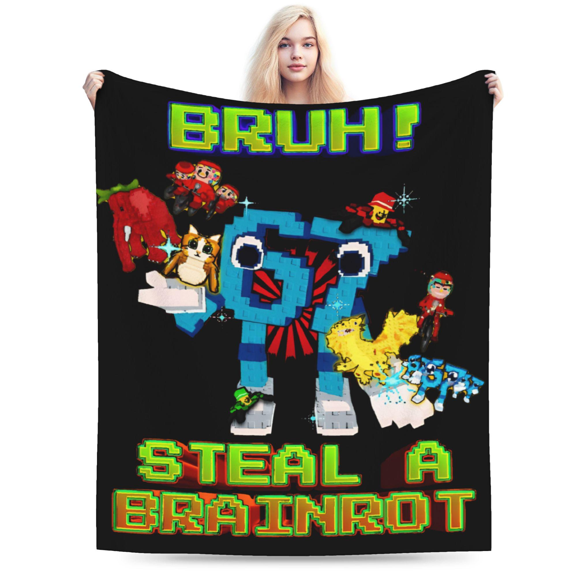Six Seven Christmas Bruh Funny Italian Brainrot Meme  Warm Blanket  Kids Plush Throw Blanket Graphic Bedroom Sofa Bed Cover 30x40in