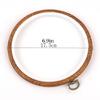 Decorative Crosses Stitching Hoop Embroidery Frame Round Embroidery Hoop Embroidery Circle Rings for Craft Enthusiasts