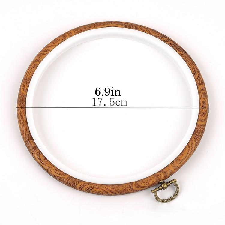 Decorative Crosses Stitching Hoop Embroidery Frame Round Embroidery Hoop Embroidery Circle Rings for Craft Enthusiasts