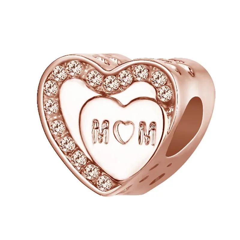Perles New Love Dad Nan Mom Sister Best Friends pour bracelets à breloques et bracelets DIY pour femmes Fabrication de bijoux Dropshipping
