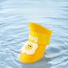 Set Silicone Pet Rain Boot Waterproof Anti Slip Sole Pet Paw Protector Cartoon Wear Resistance Outdoor Dog Footwear Outdoor