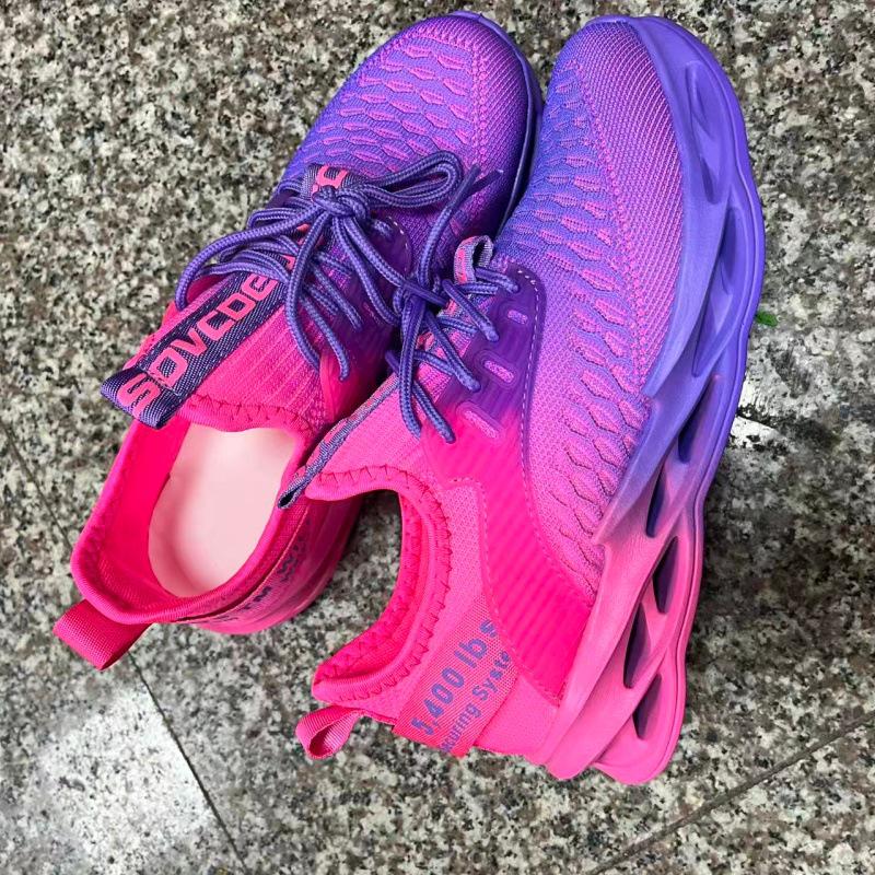 

2025 Женские универсальные дышащие сетчатые кроссовки для бега - Весенне-осенние кроссовки Flyknit на лезвийной подошве 36