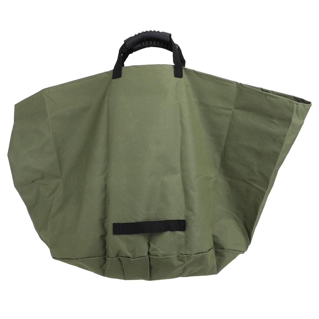 Fallen Leaf Storage Bag with Rubber Handles PVC Elastic Frame Heavy Duty Garden Waste Bag 33