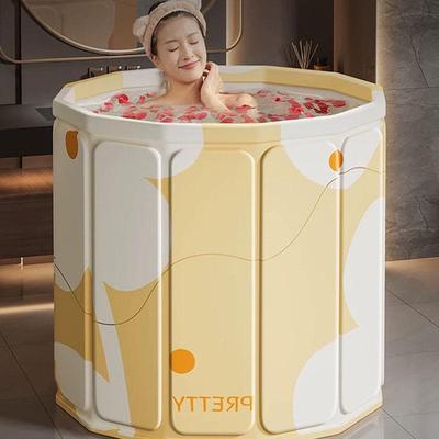 Durable Foldable Full-Body Bathtub - Extra Thick for Home Use