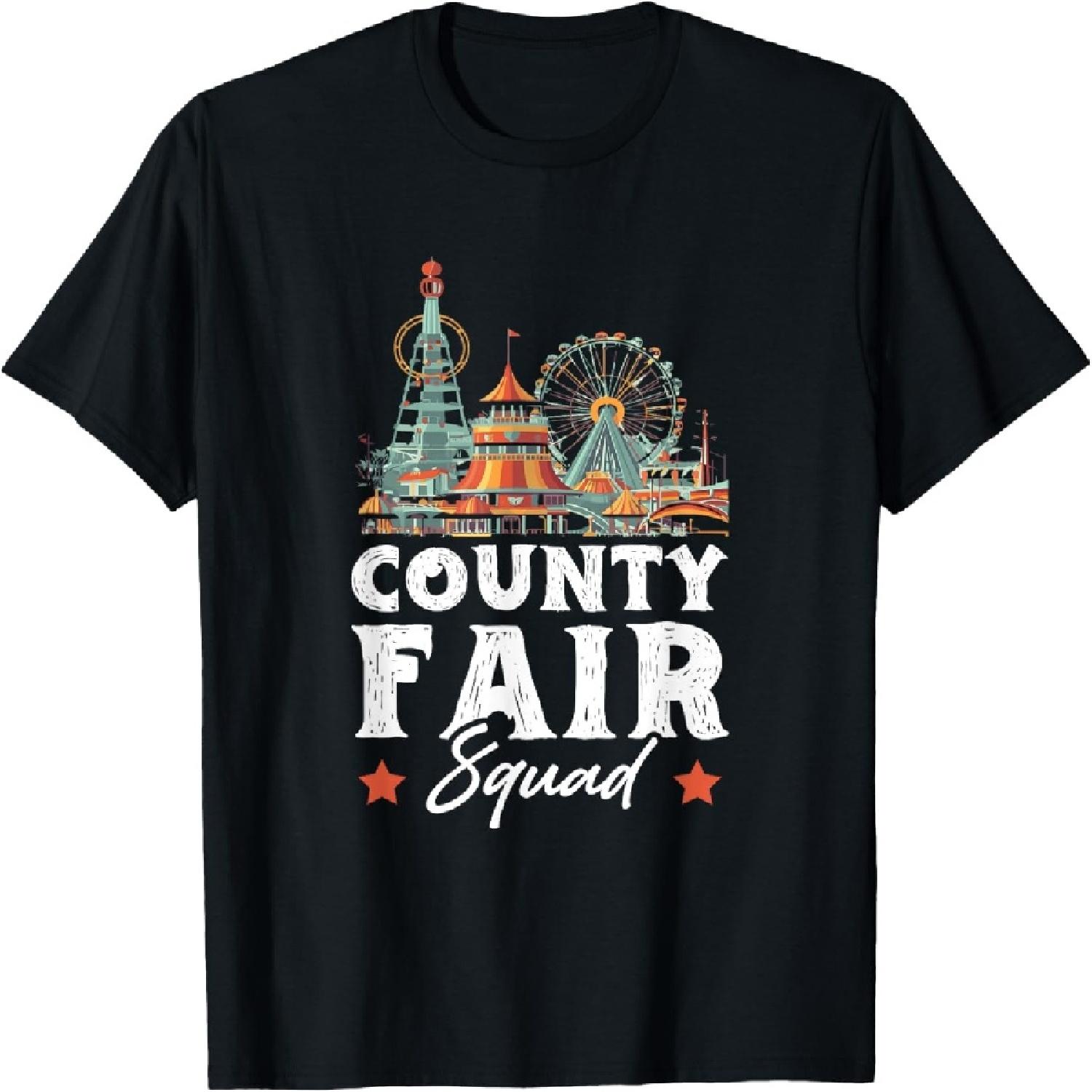 County Fair Squad T-Shirt, Small, Black S
