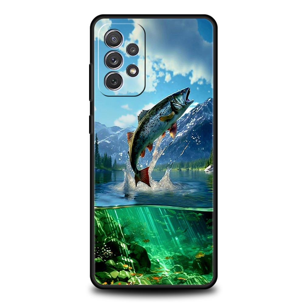 

Чехол для телефона Мужчина Охота Рыбалка для Samsung Galaxy A55 A35 A15 A14 A13 A25 A54 A51 A71 A72 A73 A32 A52 A41 5G Мягкий ТПУ Чехол Сумки Samsung A13 5G