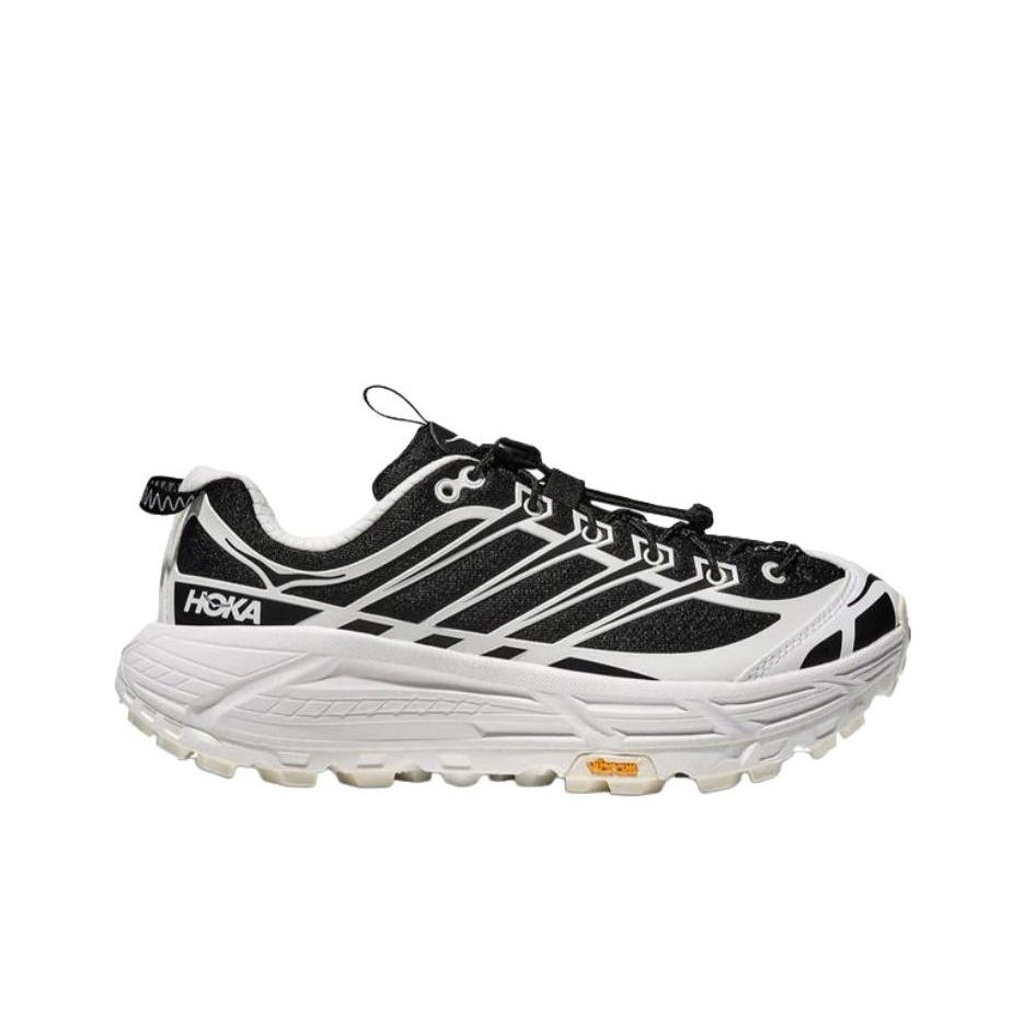 HOKA One One Mafate Three 2 Moteable Komfortable Løpesko Unisex Sneakers Svart Hvit 1141572-FLCK
