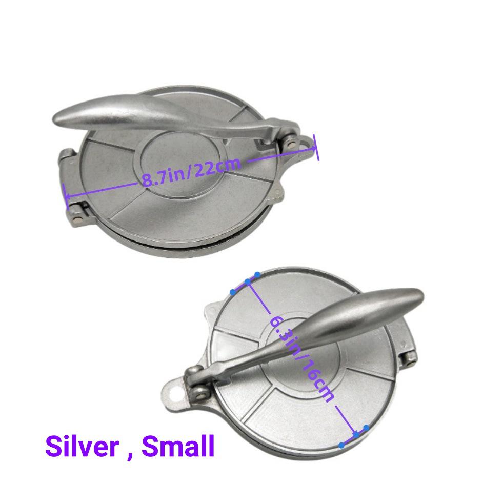 Aluminum Tortilla Press: Mexican Corn Dough & Dumpling Wrapper Maker