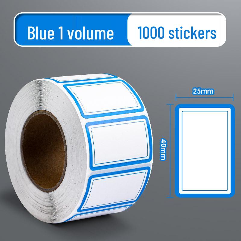 Handwritten Self-Adhesive Label Stickers for Office and Memo Marking