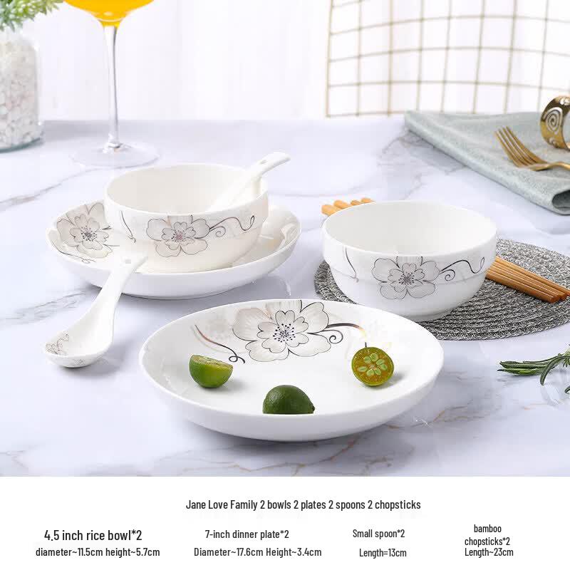 Yozhuo 18-Piece Enamel Dinnerware Set