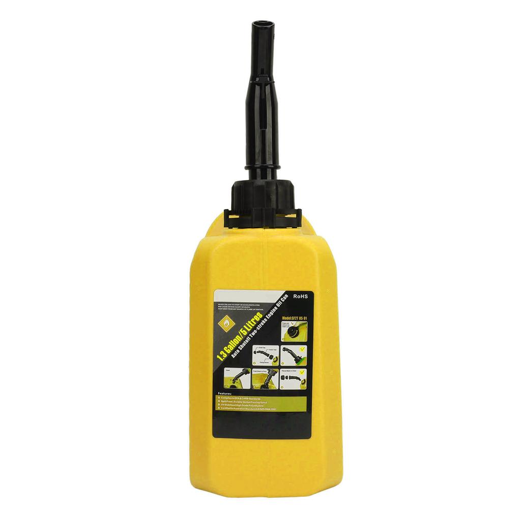 5L Fuel Oil Tank Large Capacity Portable Automatic Closure Petrol Gasoline Storage Cans for RV