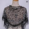 Women's Tassel Floral Lace Scarf Summer Clothing Accessories Fashion Scarves Shawl KTY