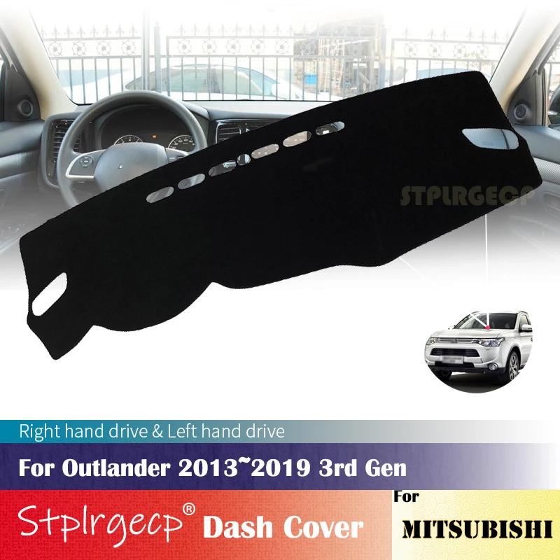 For Mitsubishi Outlander 2013-2019 3rd Gen Anti-Slip Dashboard Cover Protective Pad Car Accessories Sunshade Carpet 2016 2018