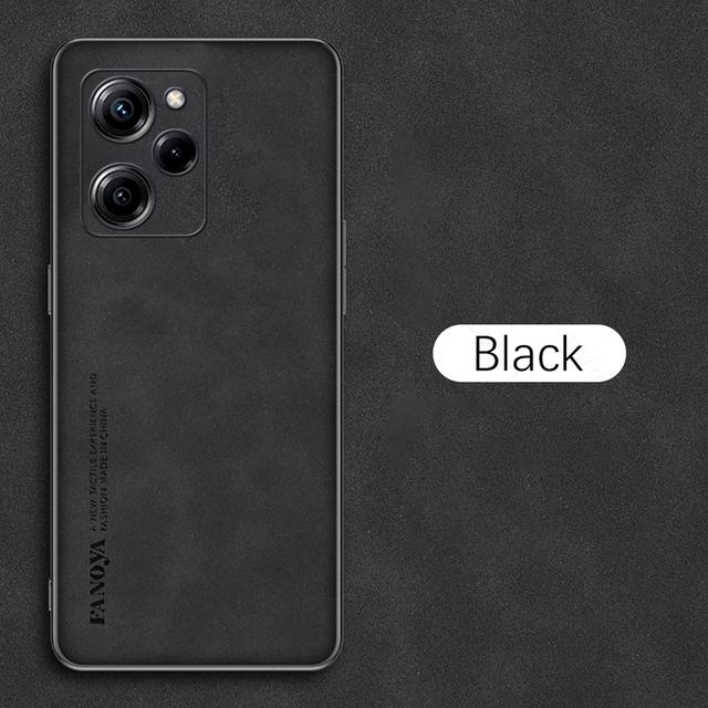Sheepskin PU Leather Phone Case For Poco X5 Pro 5G Silicone Shockproof Bumper Back Cover for Xiaomi POCO X5Pro