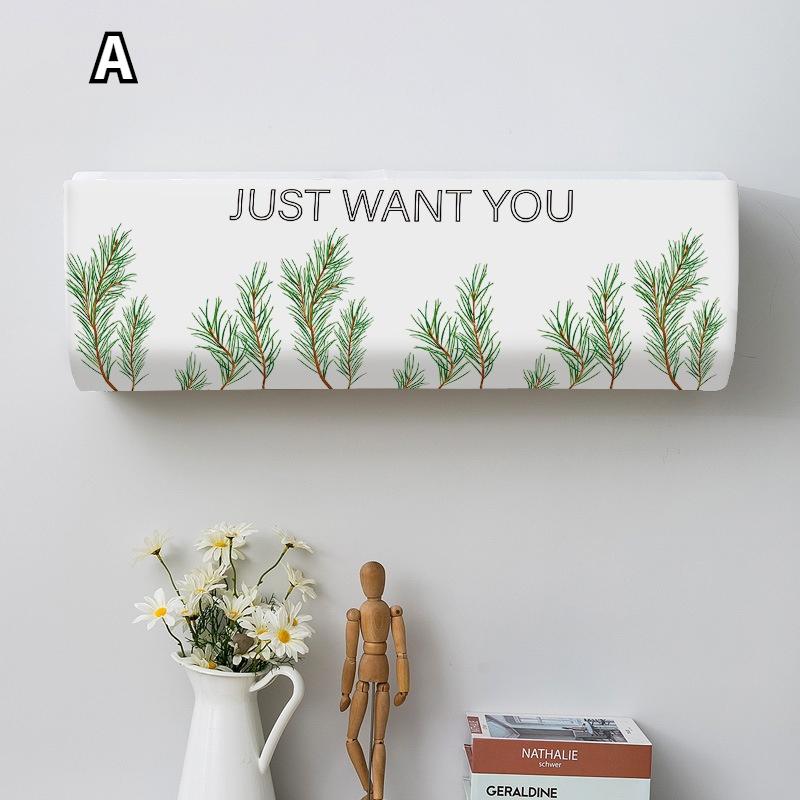 Nordic Air Conditioner Deksel Innendørs Pastoral Hengende Air Conditioning Beskyttelsesklut Støvtett deksel Ins Home Decor Protection Case
