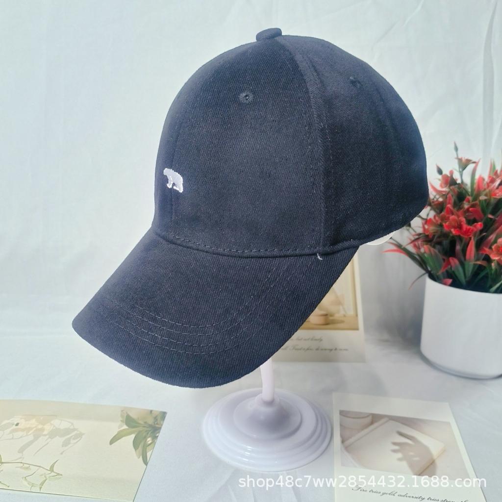 New American baseball cap women's soft top polar bear cap men's sun protection hat sun hat neutral