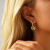 Vnox Classic Multiple Circles Hoop Earrings For Women, Stainless Steel Mixed Color Detachable Multi-ring Ear Jewelry