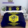 Nashville SC Pattern Bedding Set Quilt Cover Pillowcase Home Decor Gift (1 * duvet cover + 2 * pillowcase, without core)