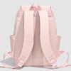 Preppy Einfarbiger Schulranzen Damen Rucksack mit großem Fassungsvermögen