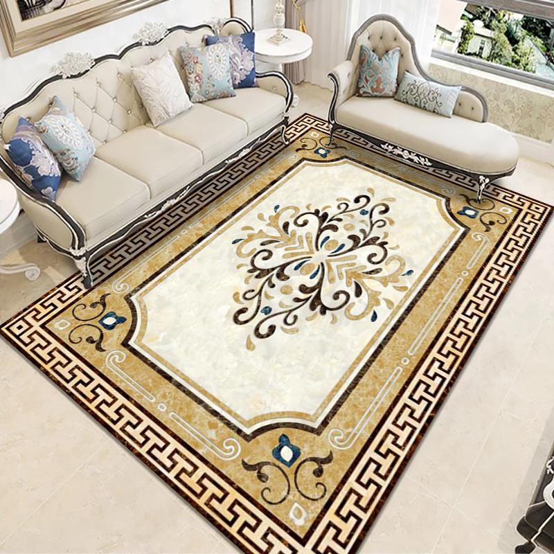 European Style Carpet American Style Living Room Coffee Table Carpet Mat Bedroom Bedside Carpet