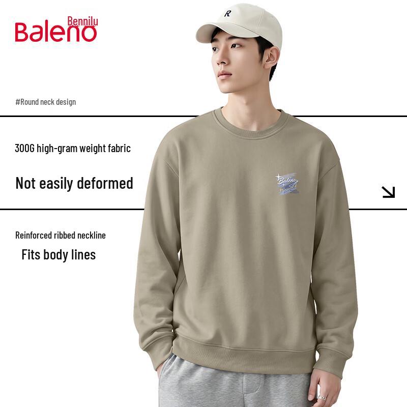 Baleno Men's Long Sleeve Crewneck Sweatshirt