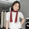 Imitation Cashmere Wool Knitted Scarves Solid Color Winter Scarves Fashion Narrow Long Scarf