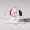 Cute Micro-landscape Christmas Puppy Pig Playing with SnowSmall Animal Decorative Accessories Desktop Mini Ornaments