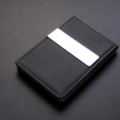 Leader Plan Leather Luxury Money Clip Wallet