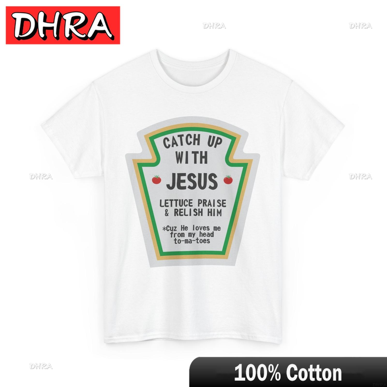 Catch Up with Jesus Funny Christian TShirt Jesus Christ Shirt Stylish Comfy Cute Tshirts Comfy Classic Trendy Tee Aesthetic S