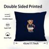 Cushion Cover Pillow Cover Decor Pillowcase Printed Cushion Case For Couch PPOLOs Bear