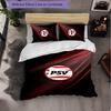 PSV Eindhoven FC Themed Bedding 3Pcs Duvet Cover Set Decorative Bed Linen For Teen Room Home Decoration
