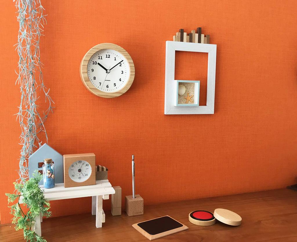 KATOMOKU Orologio a doppio uso 5 orologio radio controllato naturalmente lancetta dei secondi continua km-112NARC