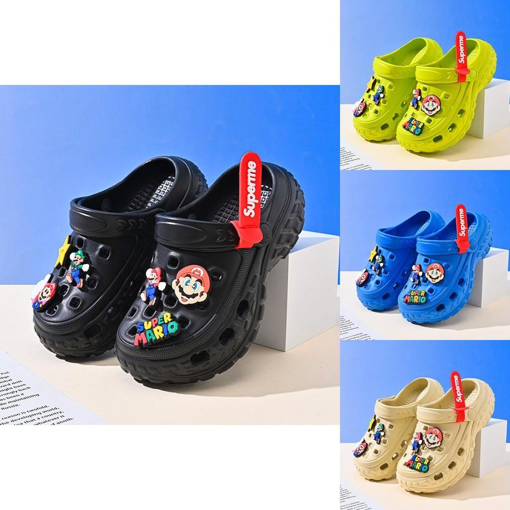 Summer Kids Cartoon Eva Clogs For Boys And Girls Breathable Non-slip Beach Shoes In Various Colors And Sizes For Outdoor Fun