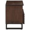 VidaXL Meuble TV marron 70x34x46 cm bois massif de manguier, banc TV, meuble hifi, console TV, buffet TV, meuble multimédia, 377443