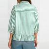 Womens Spring Tops Button Down Striped Blouse Summer Shirts for Women Casual Loose Fit Tshirts Shirts for Women
