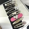 2022 Winter Korean Style Metal Hair Clip for Girls - Trendy Bangs Hairpin and Side Clip Hair Accessories